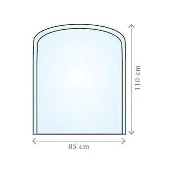 Fireglass 85x110 cm - sklo pod kamna nebo krb 000-534