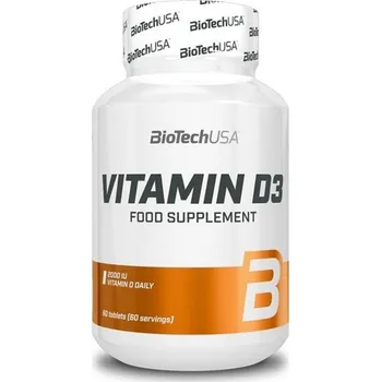 Biotech USA Vitamin D3 60 tablet