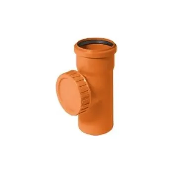 Kanalizační potrubí KGRE ŠROUB. ČISTÍCÍ KUS 400 (kruhový uzávěr)