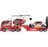 autíčko Teamsterz hasičský tahač set s autem + vrtulník