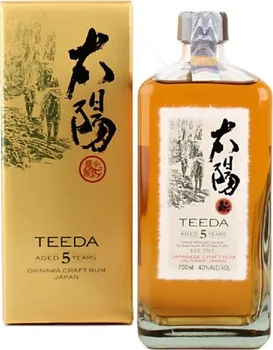 Rum Teeda Japanese rum 5 y.o. 40 % 0,7 l