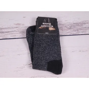 Pánské ponožky Termo ponožky Evona 2020 outdoor tm. šedý melír velikosti ponožek: 26-28 (EUR vel. 39-42)