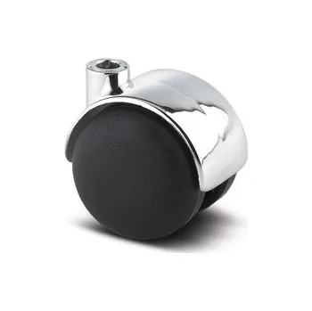 Pojezdové kolečko Lumina TENTE Kolečko nábytkové 42mm, otočné, otvor pro čep, A520POI042L51-8 chrome