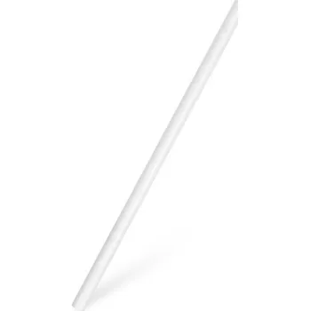 Slámky papírové JUMBO bílé (PAP), prům. 8mmx20cm [100ks]