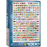 Eurographics Vlajky světa 1000 dílků