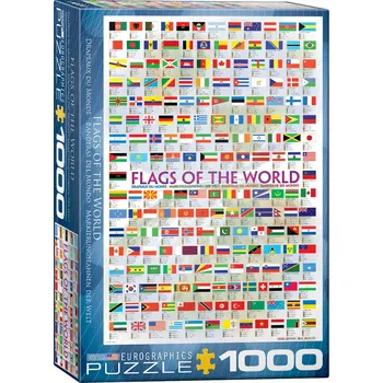 Eurographics Vlajky světa 1000 dílků