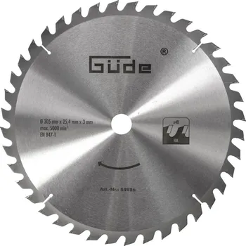 Pilový kotouč GUDE GÜDE Pilový kotouč SK 305 x 25,4 mm, 40 z