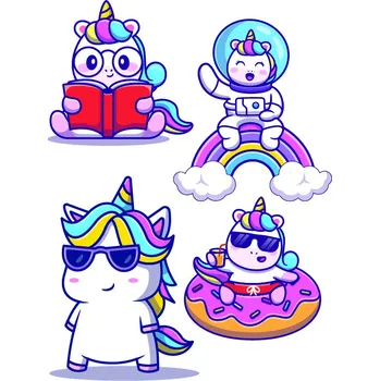 Nášivka nažehlovačky Jednorožci