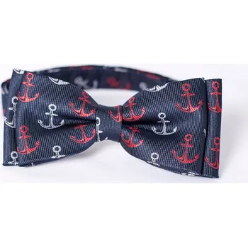 HEDVA ČESKÝ BROKÁT Motýlek PESh 700 námořnický kotva