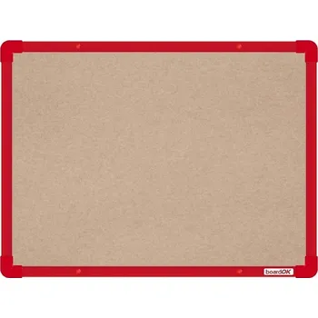 Kancelářský nábytek Textilní nástěnka 60x45 (AL rám červený)