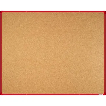 Kancelářský nábytek Korková nástěnka 150x120 (AL rám červený)