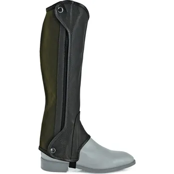 Chapsy EQUESTRO Minichapsy kožené Chester Equestro, černé S