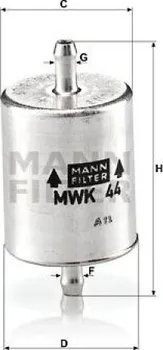 Palivový filtr Mann-Filter MWK 44
