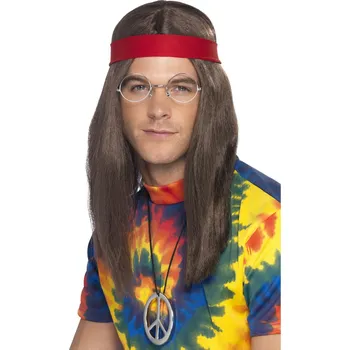 Smiffys Hippie set paruka + doplňky
