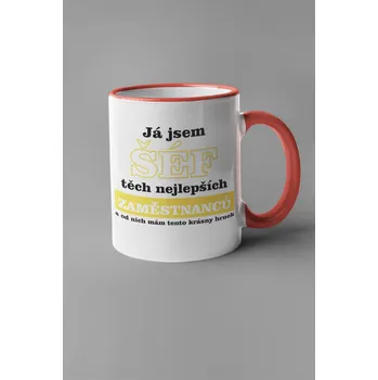 Hrnek pro šéfa Barva: Červená