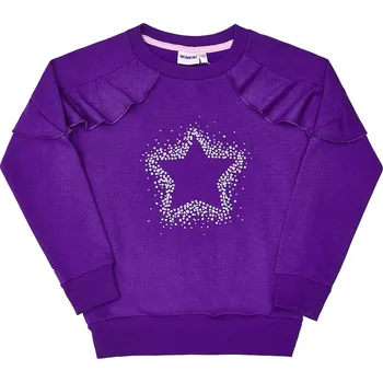 Chlapecká mikina Dívčí mikina - Winkiki WJG 92587, fialová Barva: Fialová, Velikost: 146