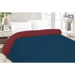 Dilios Luxury přehoz na postel Barva: dark blue denim/dark red denim, Rozměr: 215 x 240 cm