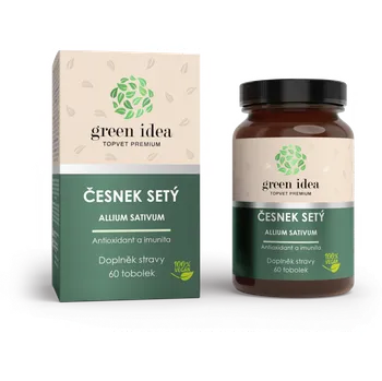 Přírodní produkt Green idea Česnek bylinný extrakt tobolky 60 ks