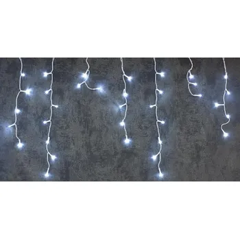Vánoční dekorace Řetěz Vánoce Icicle, 400 LED studený bílý, MULTI CONNECT, rampouchy