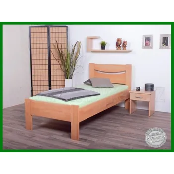 Postel Jednolůžko Tea Šířka: 90x200, Moření: Třešeň
