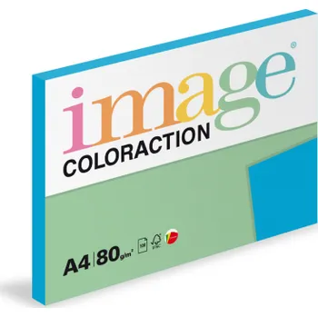 Kancelář Xerografický papír BAREVNÝ - Stockholm / tmavě modrá / 100 listů / DB49