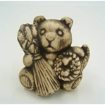 Zahradní dekorace Keramický medvídek s obilím