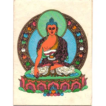 Přání z ručního papíru - Buddha Shakyamuni