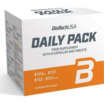 BIOTECH USA Daily Pack - multivitamin a multiminerál 30 dávek