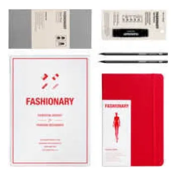 Umění Fashionary Essential Boxset Red Color Version /anglais – FASHIONARY
