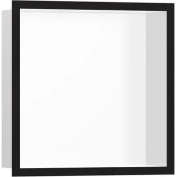 Drátěná police Polička Hansgrohe XtraStoris Individual s rámem matná černá 56099670