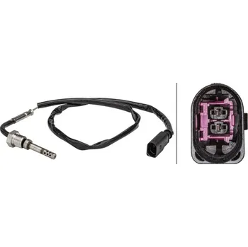 Čidlo automobilu Čidlo teploty výfukových plynů HELLA 6PT 358 181-091