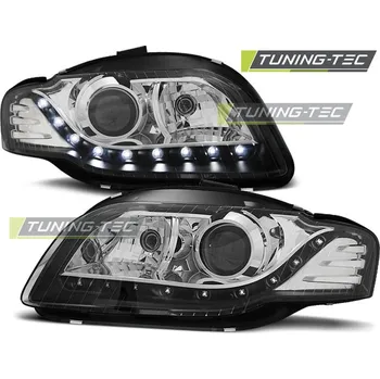 Přední světlomet Přední světlomety Audi A4 B7, 2004-2008, LED Daylight, černé black LPAU66 (LPAU66)