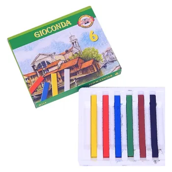 Křídy tvrdé Gioconda - 6 barev