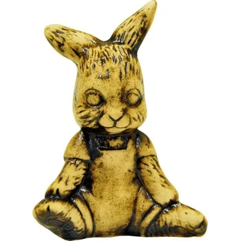 Zahradní dekorace Keramický velikonoční zajíček sedící 1.