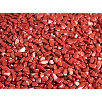 Drahý kámen Magieprirody.cz Tromlovaný kámen Jaspis červený S velikost 15 - 25 mm - Brazílie #141 Množství: 1ks