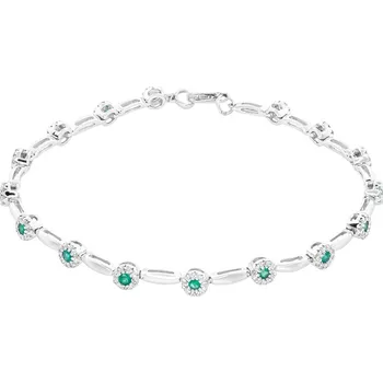 Náramek Náramek se smaragdy a diamanty Altman Diamond ZB100388EM