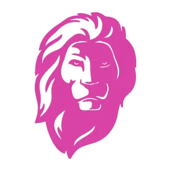 Polep vozidla SAMOLEPKA Lev 011 levá (16 - růžová) NA AUTO, NÁLEPKA, FÓLIE, POLEP, TUNING, VLASTNÍ TEXT, TISK, AUTOSAMOLEPKY.cz, POLEPY, OBRÁZEK, LOGO, SAMOLEPKY