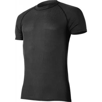 Pánské termo ponožky Funkční triko Lasting MTK černé na motorku unisex s krátkým rukávem S