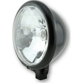 Osvětlení pro motocykl SHIN YO moto přední světlo Bates Styl černé matné