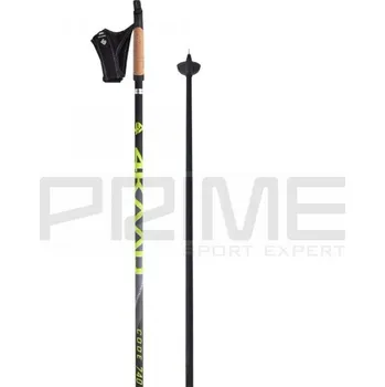 Běžkařská hole běžecké hole 4Kaad Code 740 Pro Strap, black/yellow - 165cm 115830