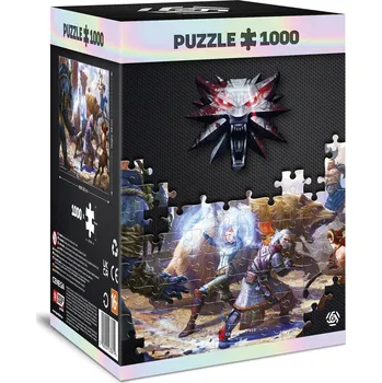 Puzzle Good Loot The Witcher Geralt & Triss In Battle 1000 dílků