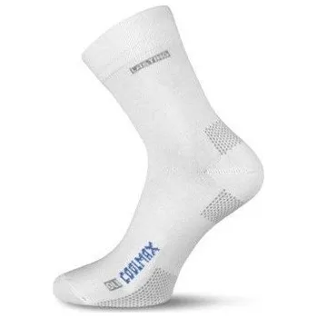 Pánské termo ponožky Lasting OLI 001 COOLMAX funkční ponožky, bílé S