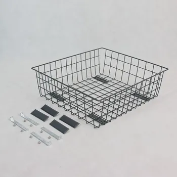 Nábytkové kování Wireli výsuvný šatní koš 500/200 mm, antracit epoxid