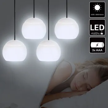 Venkovní osvětlení Závěsná LED lampa 4 LED | 4 kusy