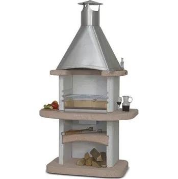 Zahradní krb Norman Alegra Povrch: terakota otryskávaný, Střecha: nerez