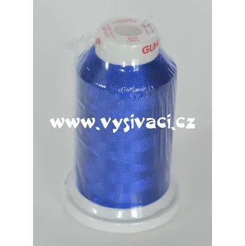 Nit vyšívací nit Gunold Sulky modrá 572, návin 1000m, viskóza návin: 1 kón návin 1000m