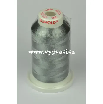 Nit vyšívací nit Gunold Sulky šedá 1219, návin 1000m, viskóza Jednotka: 1 kón návin 1000m
