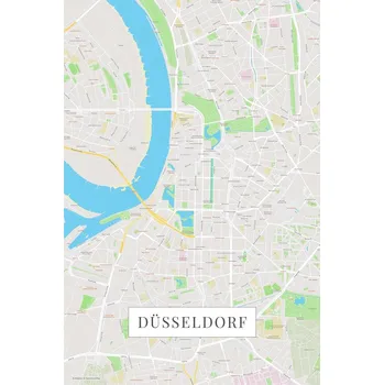 Plakát Plakát, Obraz - Dusseldorf color