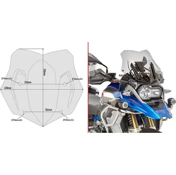 Motodíl GIVI D5124B plexi BMW R 1250 GS 2019 -
