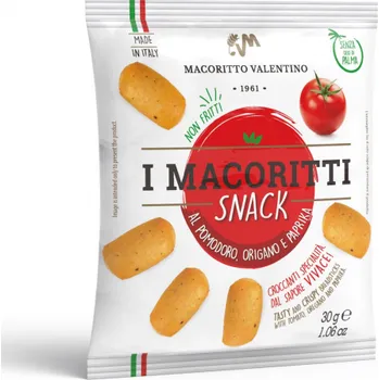 Grissini snack s rajčaty, oreganem a paprikou 30g I Macoritti